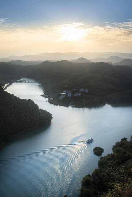 日落 郴州 莽山 翠江 郴江 双江口 神仙寨