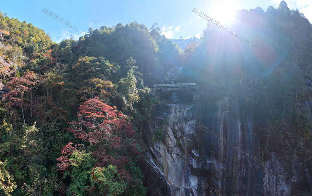 湖南桂东 东边山 山景 画布
