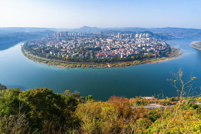 沅水明珠  画里泸溪  冬日白沙镇