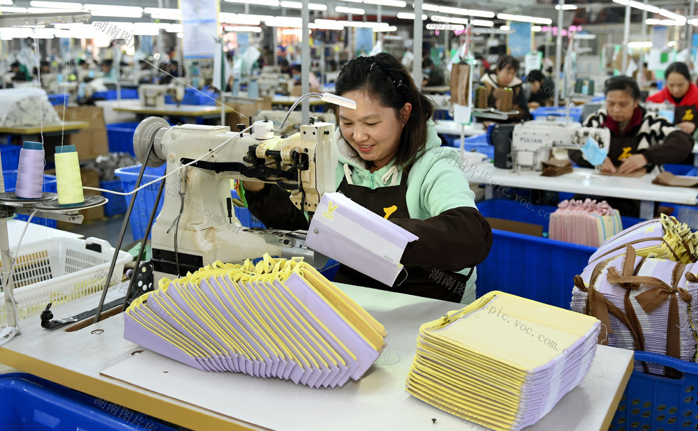 企业 就业 乡村 工厂 农村 劳动力 便民 布 包袋 村企联建  员工 民生 电机