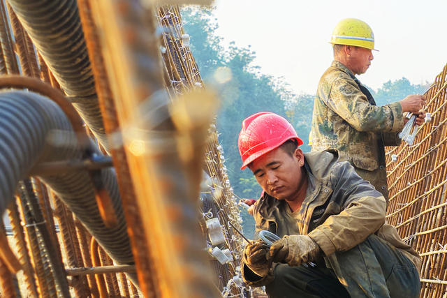 嘉禾：水利工程施工忙