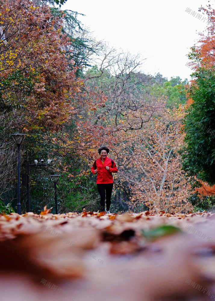 冬日健身乐，湖南省植物园