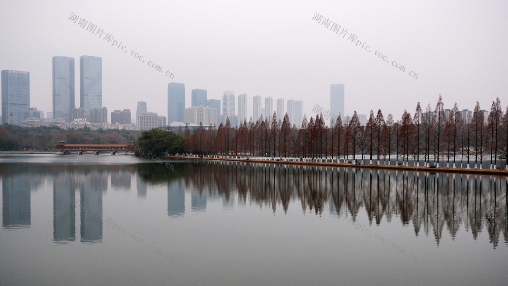 湖南烈士公园，层林尽染