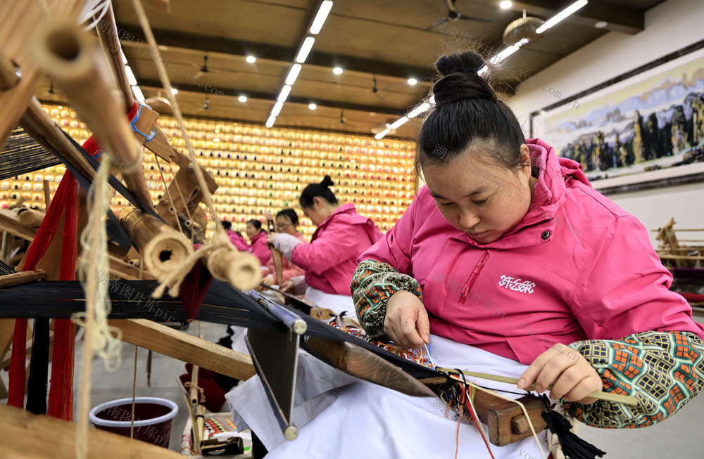 织锦 订单 张家界 新年