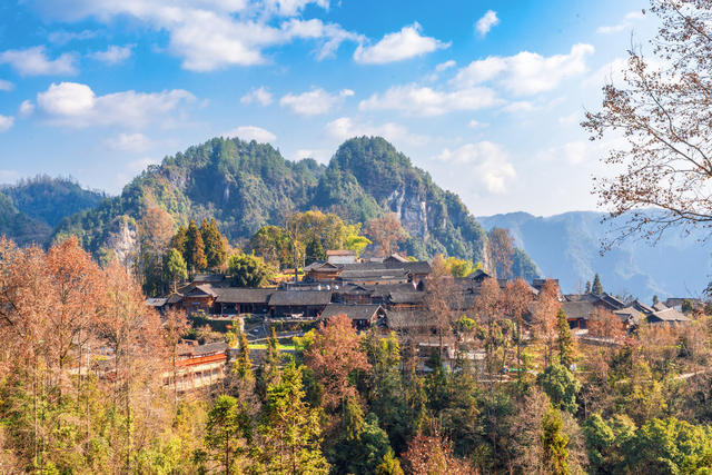 十八洞村   冬景宜人  红色旅游