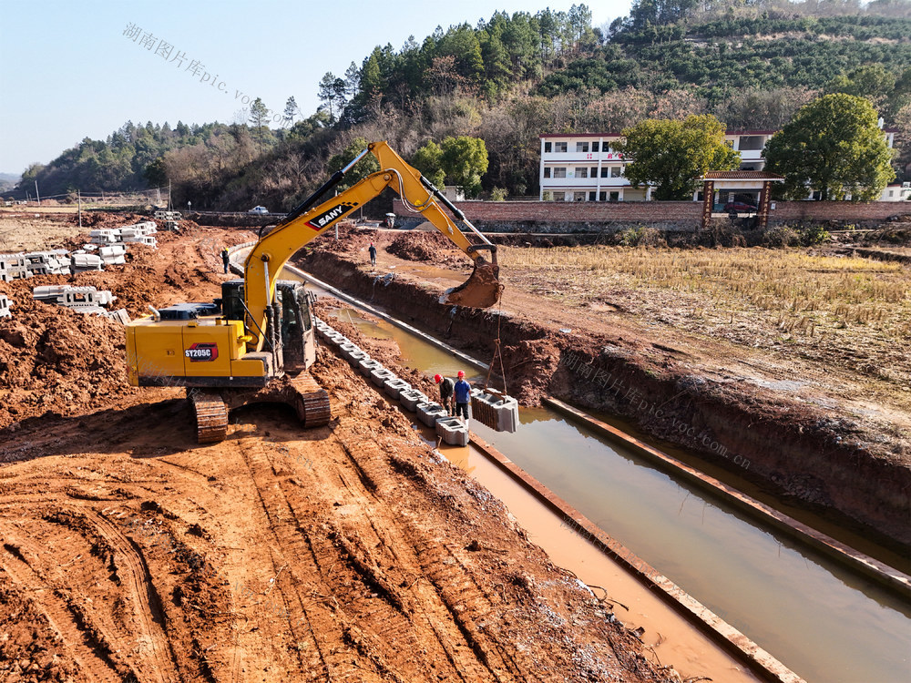 冬修   水利   施工  水渠  灌溉  