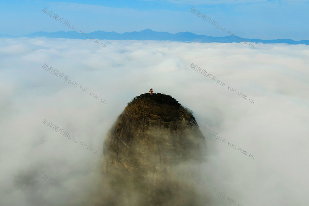 丹霞 云海 独岩 公园 奇峰