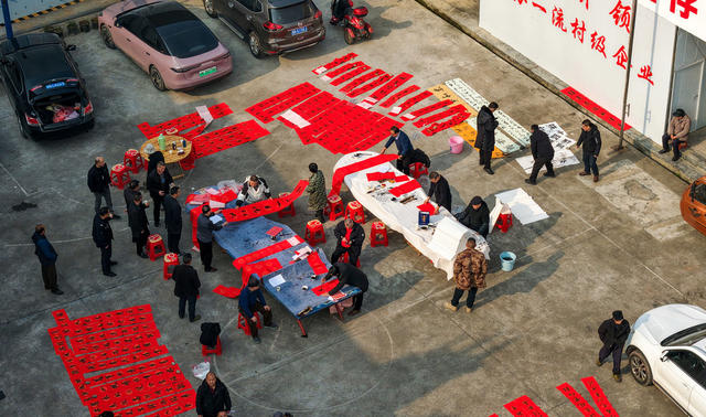 文化惠民   新春送祝福  送春联
文化下乡
