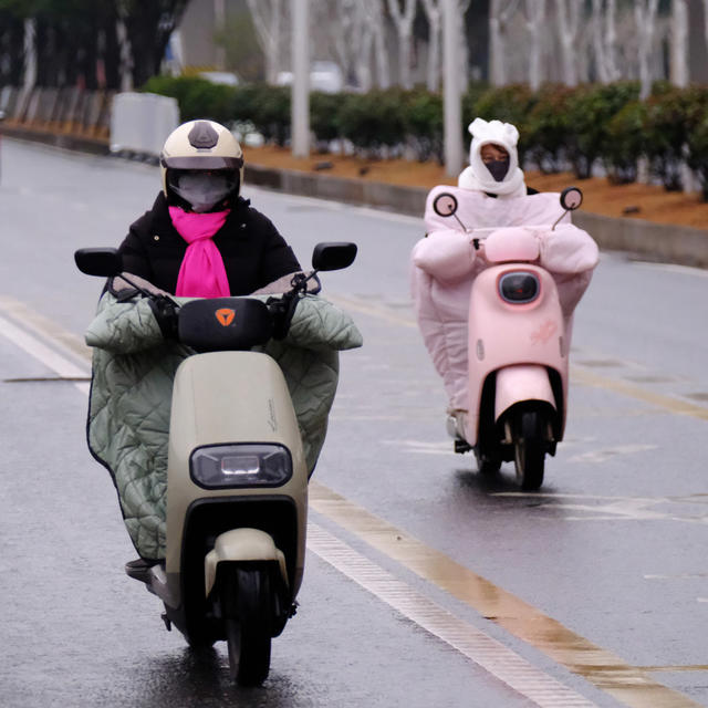 “全副武装”， 抵御严寒