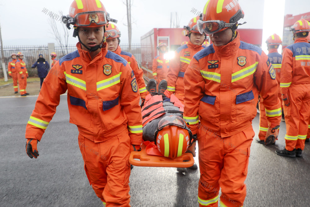 消防 以练备战 应对雨雪冰冻天气