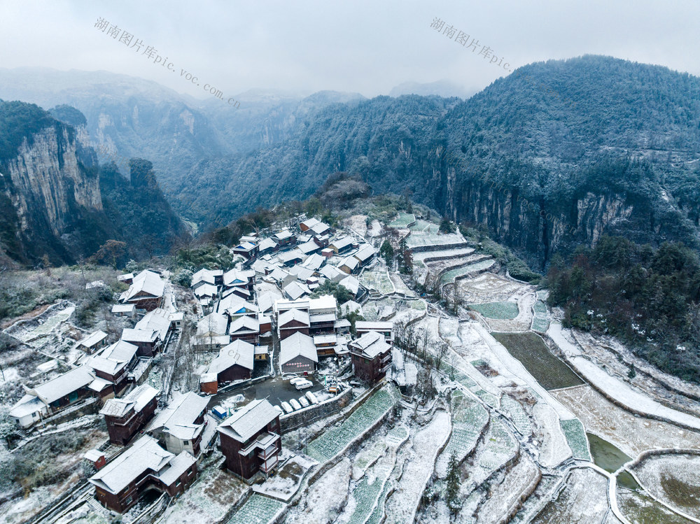 大寒 降雪 苗寨