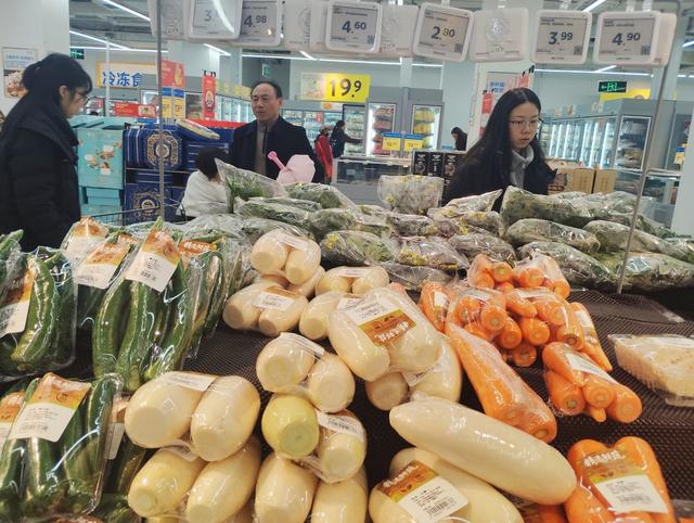 寒潮  菜篮子  超市  民生