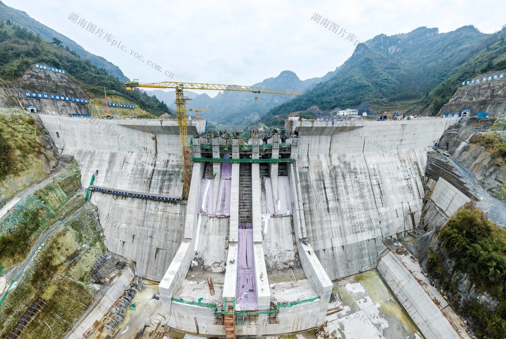 大兴寨水库 溢流坝段