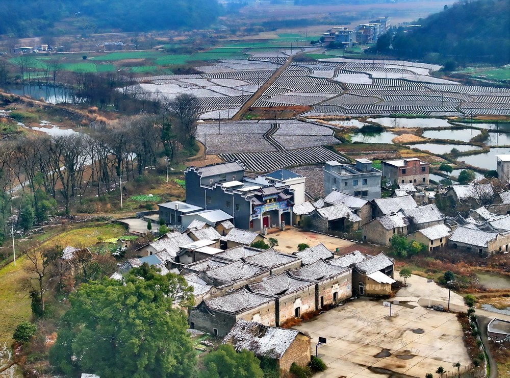 瑞雪田园 冬韵如画