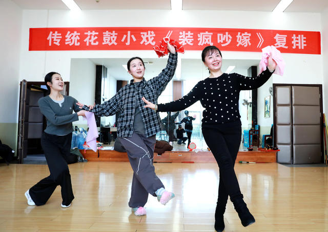 娄底市地域文化传承研究中心 花鼓戏 装疯吵嫁  胡建忠 非物质文化遗产
