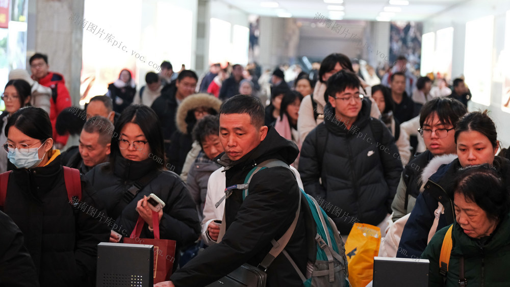 2026年春运，长沙火车站