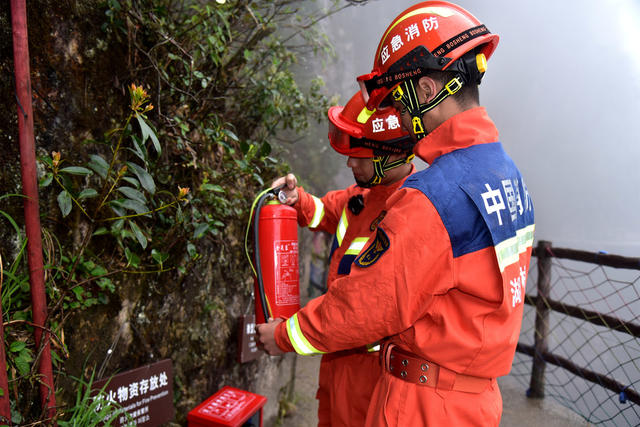 消防 安全 宣传 巡查 景区 假日 春节 