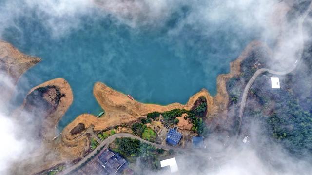 常宁  湿地公园  云雾  美景