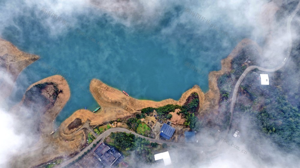 常宁  湿地公园  云雾  美景