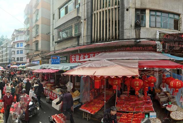 湖南桂东 年货市场 新春 团圆 浓浓年味