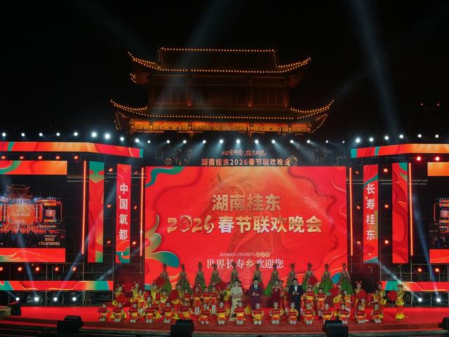 湖南桂东 2026 年 春节联欢晚会 长寿广场