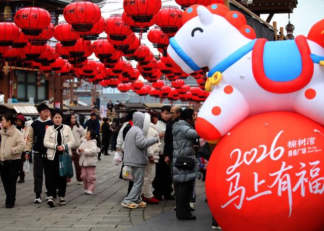 怀化榆树湾里逛“年味”