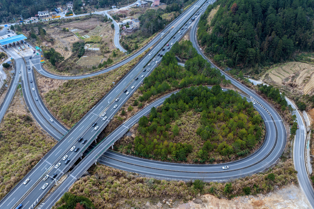初七 返程 武深高速 车流如织