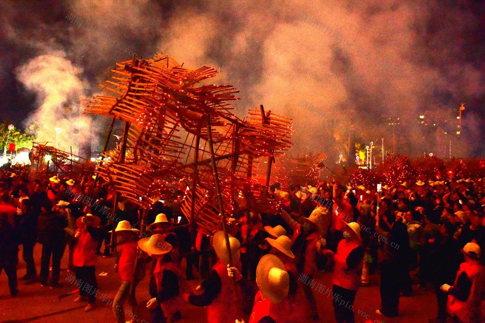 汝城  古城  非遗 香火龙  春节