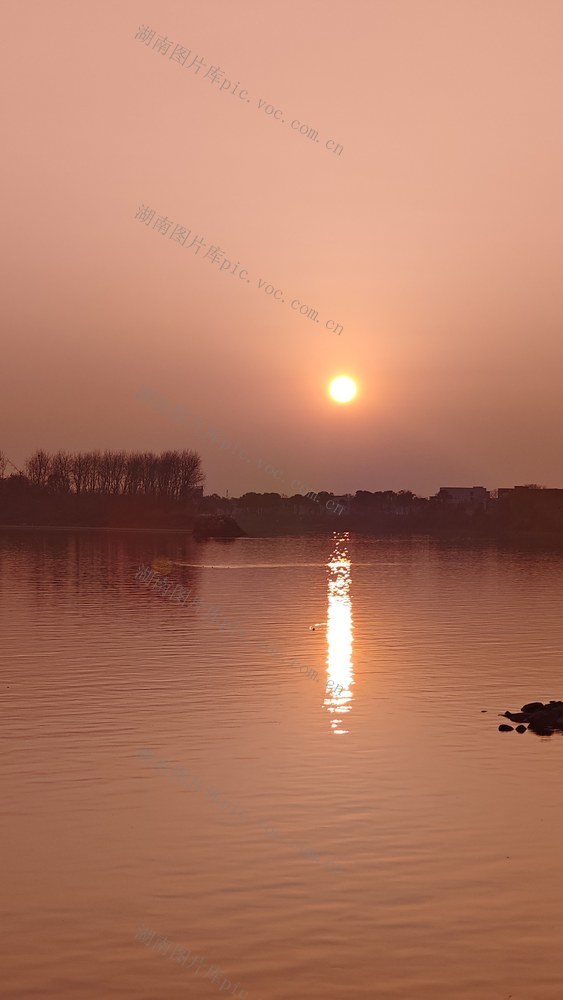 窑湾 夕阳 美景