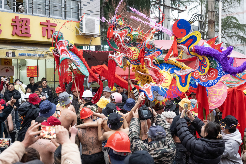 湘西，民俗文化，非遗，钢火烧龙，元宵活动