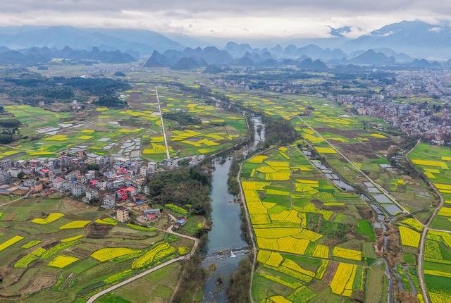 湖南道县：春日田园如画卷