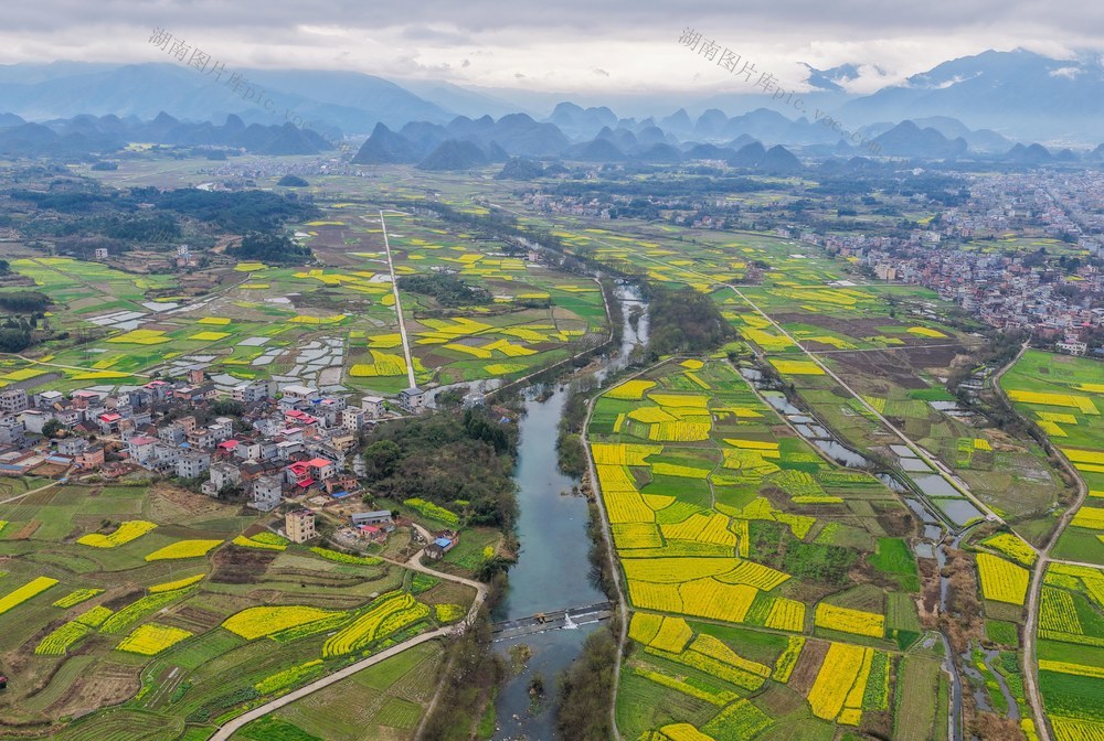 湖南道县：春日田园如画卷