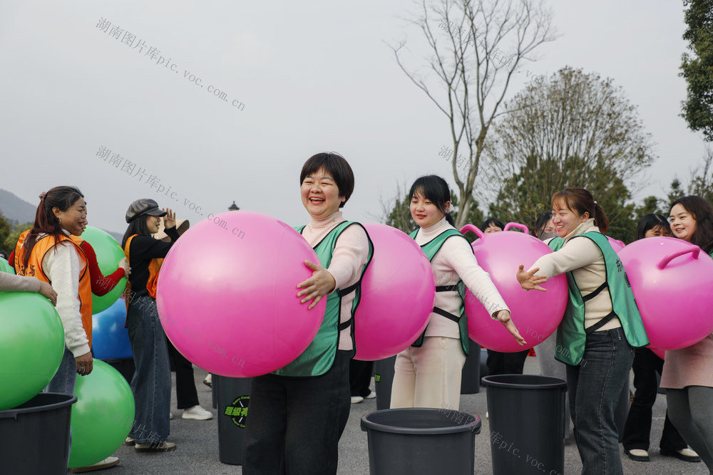 湖南新田：趣味运动 喜迎“三八”