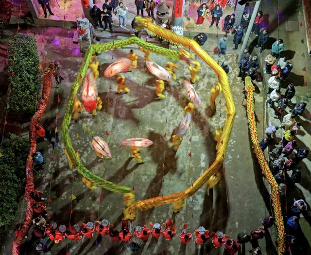 常宁  乡村  舞龙  祈福