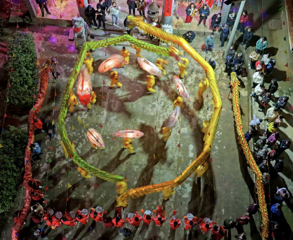 常宁  乡村  舞龙  祈福