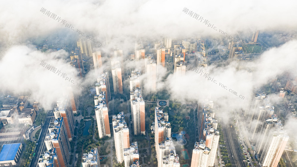 城市  天气  云雾  怀化