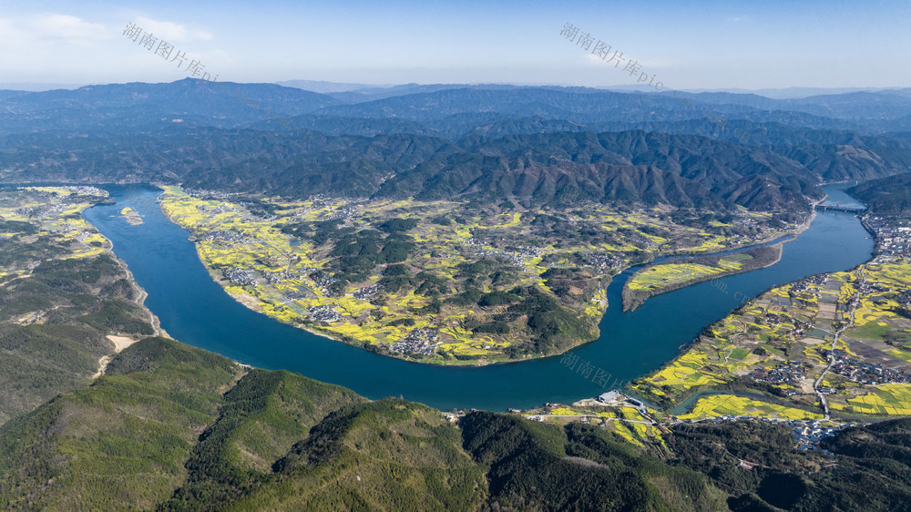 新农村，中方，油菜产业，春日，