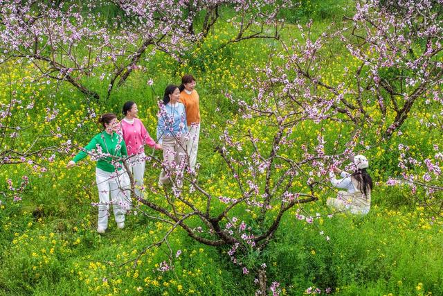 湖南道县：踏青赏花享春光