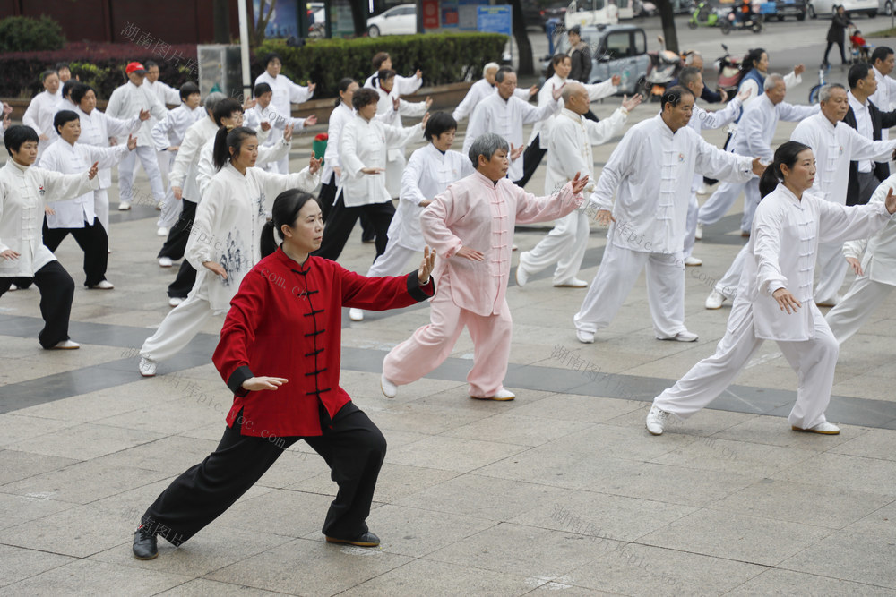 湖南 新田  首个“国际太极拳日”主题展演活动