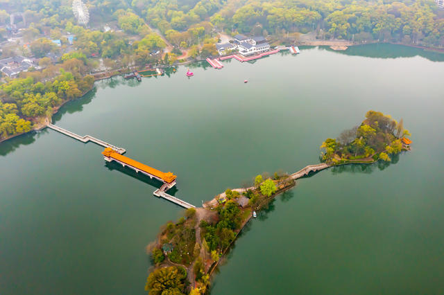 年嘉湖  长沙  春天  水
