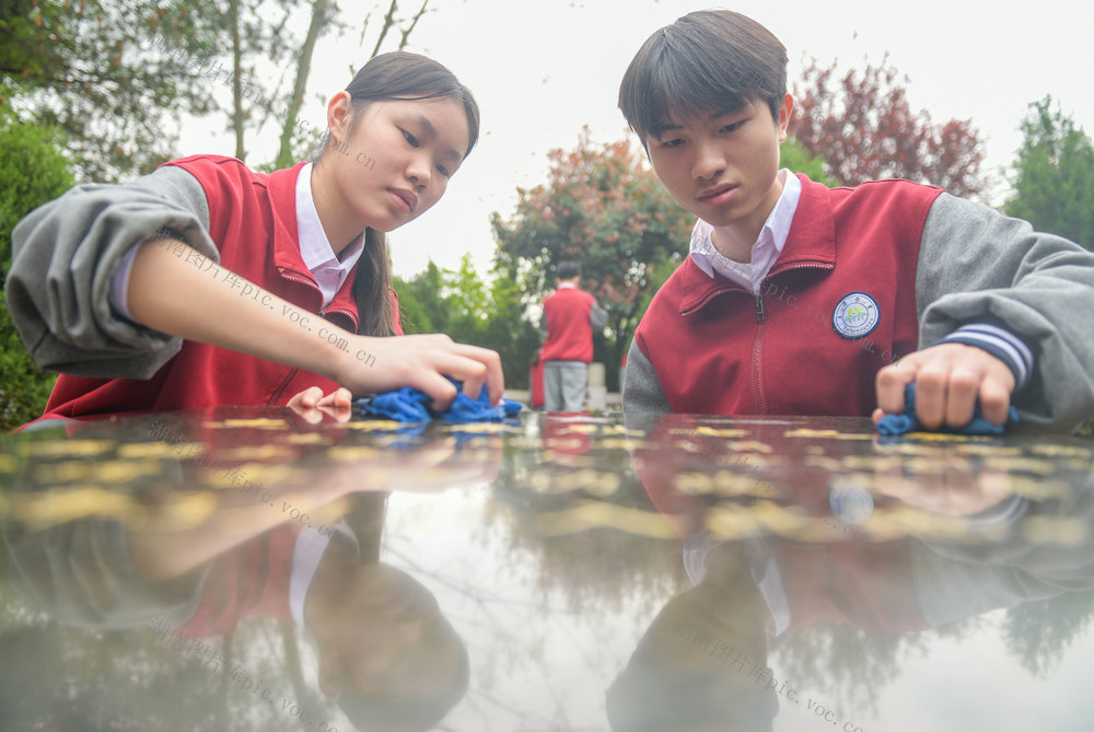 湖南道县：清明将至 缅怀先烈