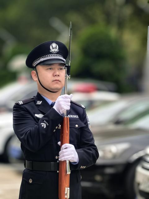 宪法日升国旗仪式。