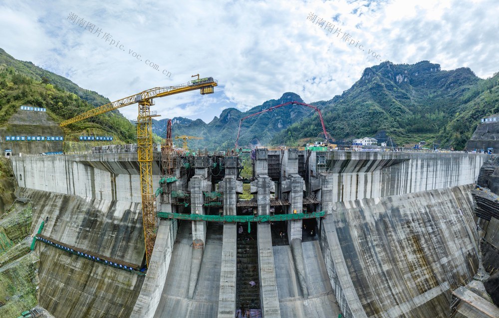 大兴寨水库 溢流坝段
