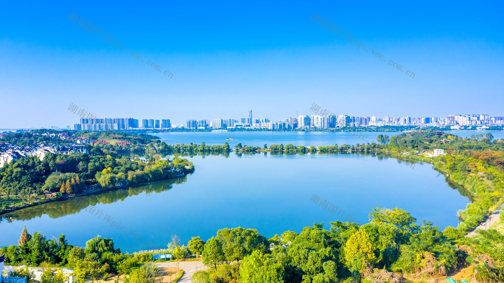 岳阳自然风光 岳阳飘尾 岳阳航拍 洞庭湖航道 岳阳城市航拍