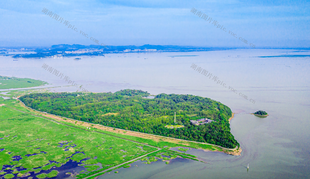 岳阳君山岛景区  岳阳自然风光 洞庭湖风光 岳阳航拍
