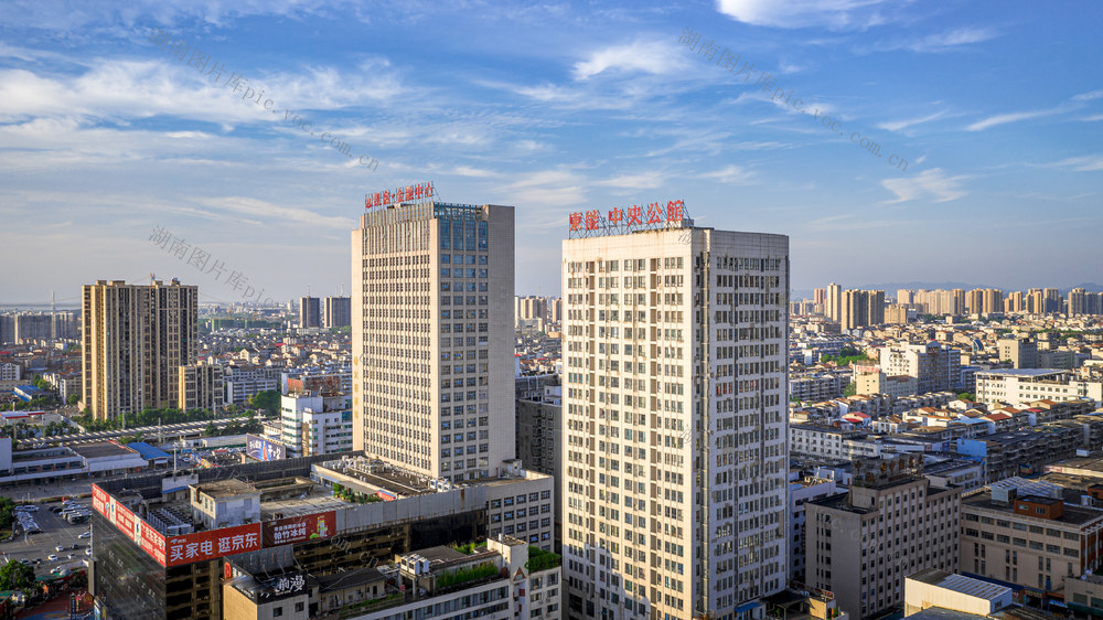 岳阳城市航拍全景 岳阳城市建筑 岳阳航拍 岳阳城市地标 