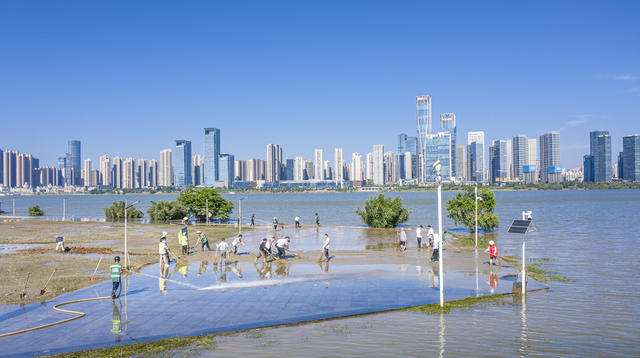 长沙北辰三角洲航拍 长沙航拍 长沙湘江 湖南长沙 长沙城市风光