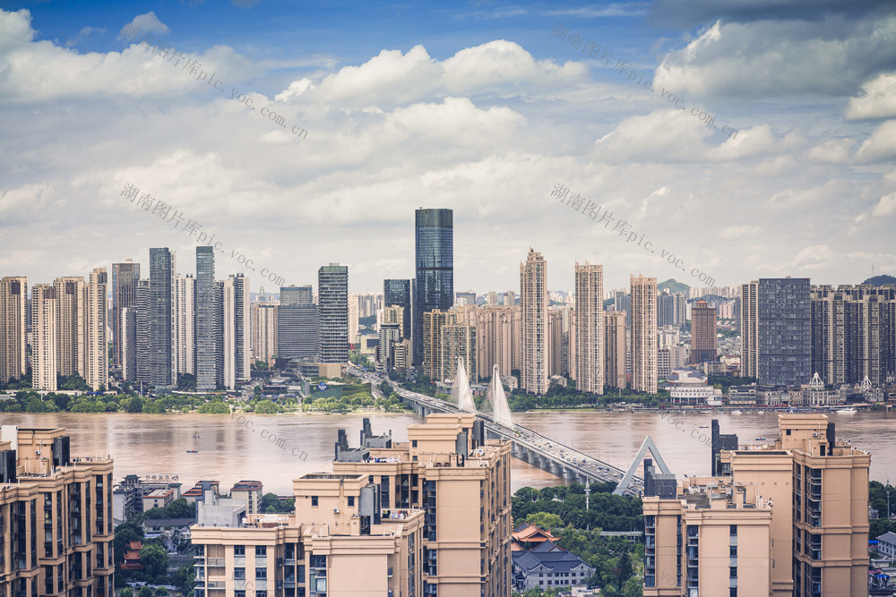 长沙银盆岭大桥 长沙交通 长沙城市地标 长沙 湖南长沙 长沙城市建筑