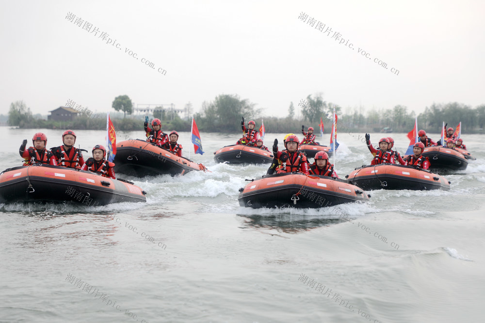 针对雨情 抗洪抢险 拉动演练
