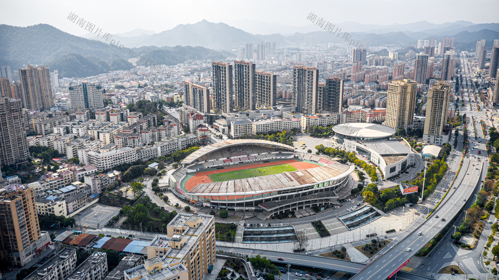 湖南浏阳市城市航拍 浏阳市城市航拍 浏阳市 浏阳城市建筑 